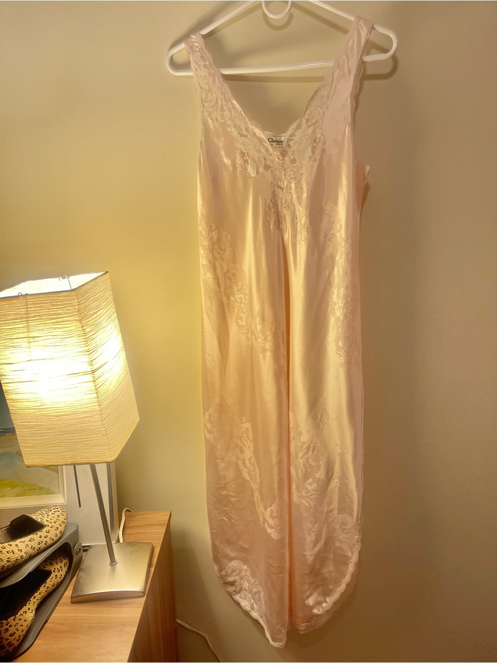 Christian Dior Light Pink Vintage Nightgown Slip